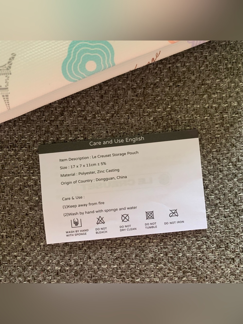 BNIB Le Creuset Bon Voyage Storage Pouch - Picture 7 of 11